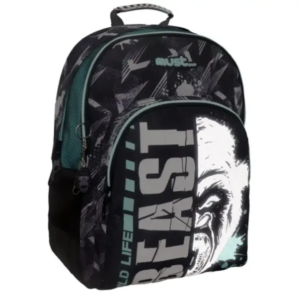 Must Energy: Beast ergonomic rucsac, ghiozdan imaginea 2