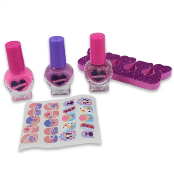 Nail Art: Set manichiura cu valiza, lacuri de unghii si accesorii imaginea 3