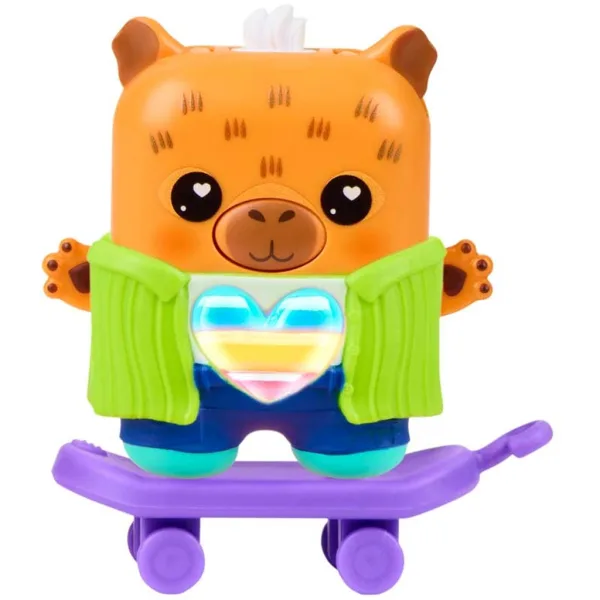 Nano-mals: Figurină capibara interactivă electronică Gabbybara – Hasbro imaginea 2