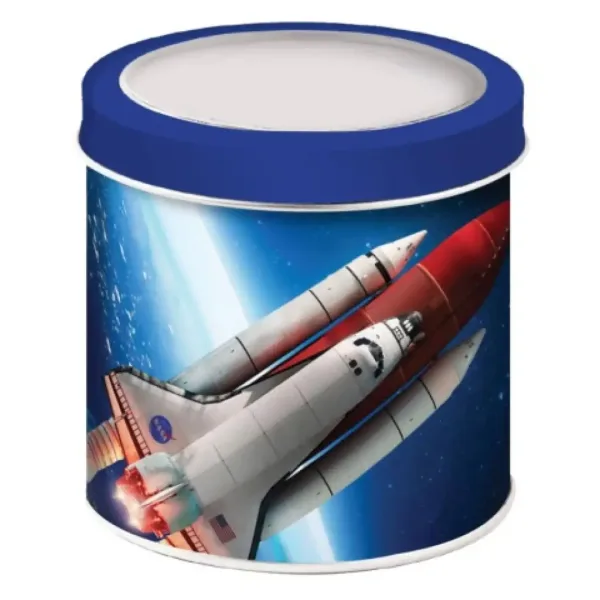 NASA analog ceas de mână în cutie cadou metal imaginea 3