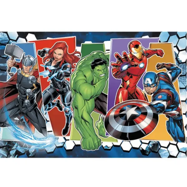 Neînvinșii Avengers puzzle 60 bucăți - Trefl imaginea 2