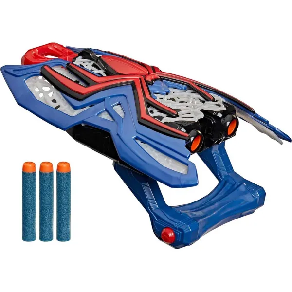 Nerf: Spider-Man Arma de spumă Web Strike complet nouă – Hasbro imaginea 2