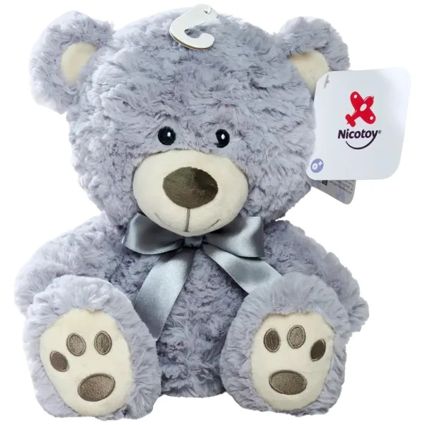 Nicotoy: Ursuleț de pluș așezat în mai multe variante de culoare 25cm 1db – Simba Toys imaginea 3