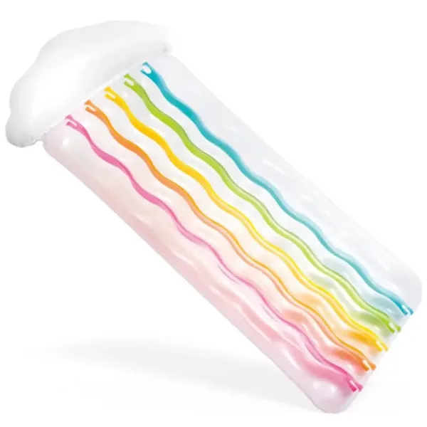 Saltea curcubeu cu nor 180x86x25 cm - Intex imaginea 2