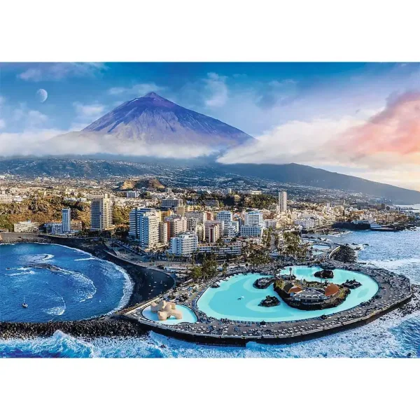 Orașul Tenerife, Spania puzzle de 1000 de piese HQ - Trefl imaginea 2