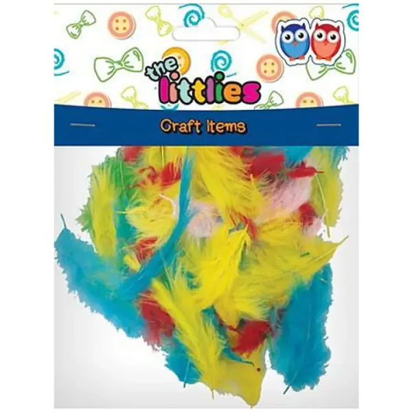 Pachet colorat pene 6 grame imaginea 1