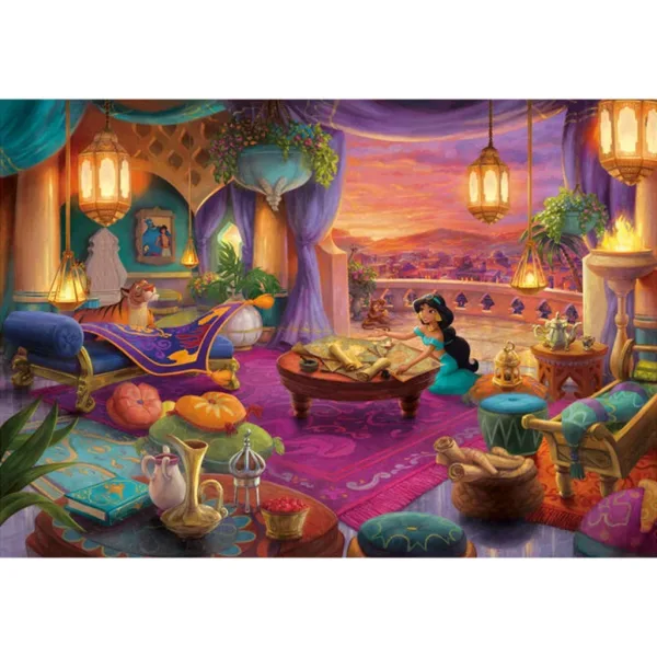 Palatul magic al prințesei Jasmine de la Disney 500 de piese puzzle – Clementoni imaginea 2