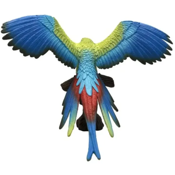 Papagal mare verde (Ara ambiguus) figurină de joacă - Bullyland imaginea 3