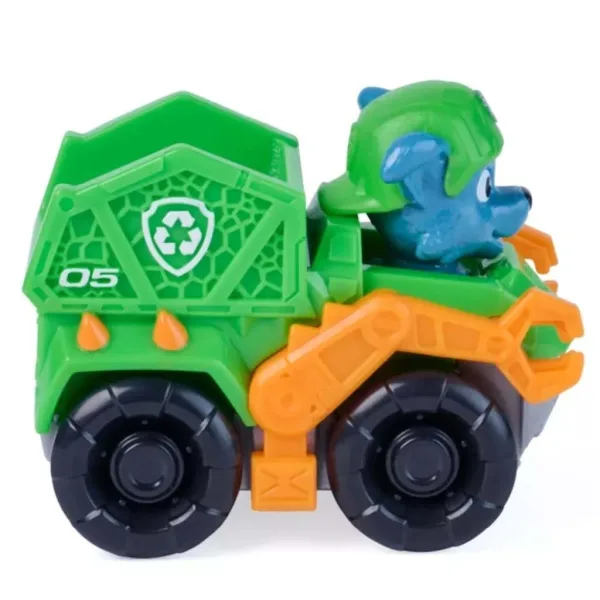 Patrula Cățelușilor: Dino Movie Rocky mini mașinuță de curse 6,4 cm - Spin Master imaginea 2