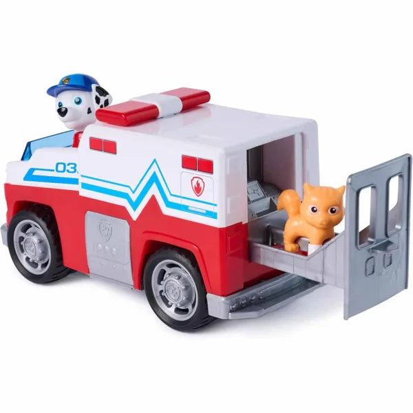 Paw Patrol: Search & Rescue Mașina cu Marshall figură - Spin Master imaginea 4