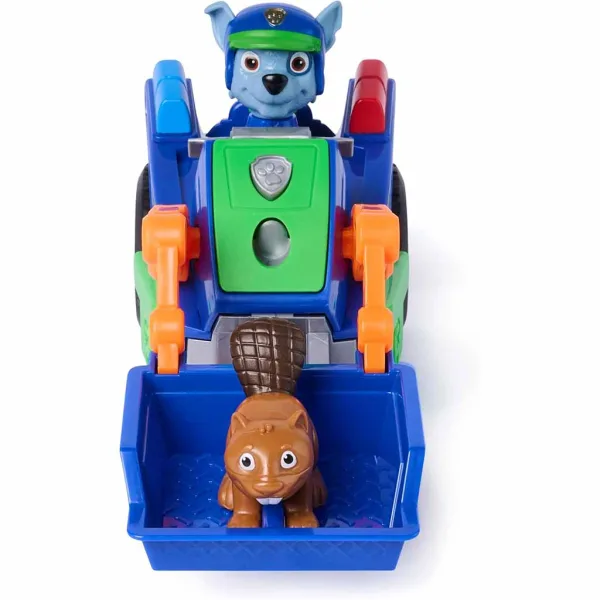 Paw Patrol: Search & Rescue Vehicul cu Rocky figură - Spin Master imaginea 4