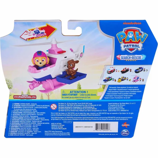 Paw Patrol: Search & Rescue Vehicul cu Skye figură - Spin Master imaginea 2