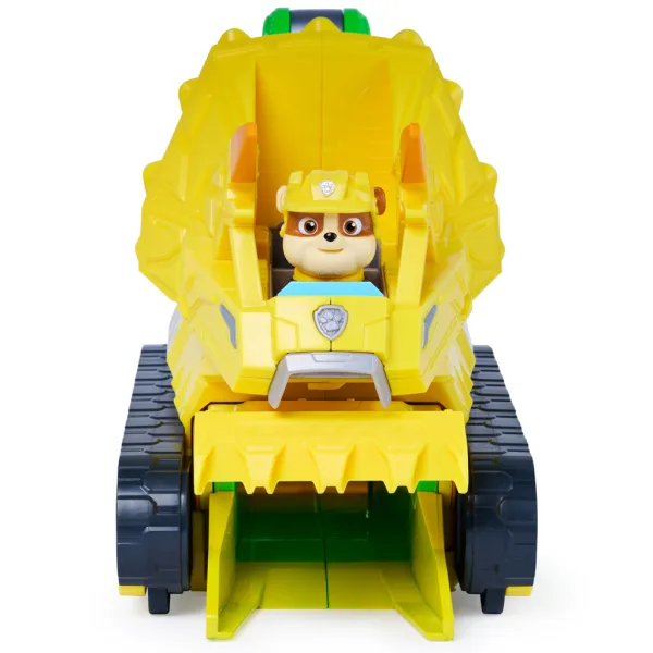 Paw Patrol Filmul cu Dinozauri: Chomp & Rescue vehicul cu figurina Rubble - Spin Master imaginea 2
