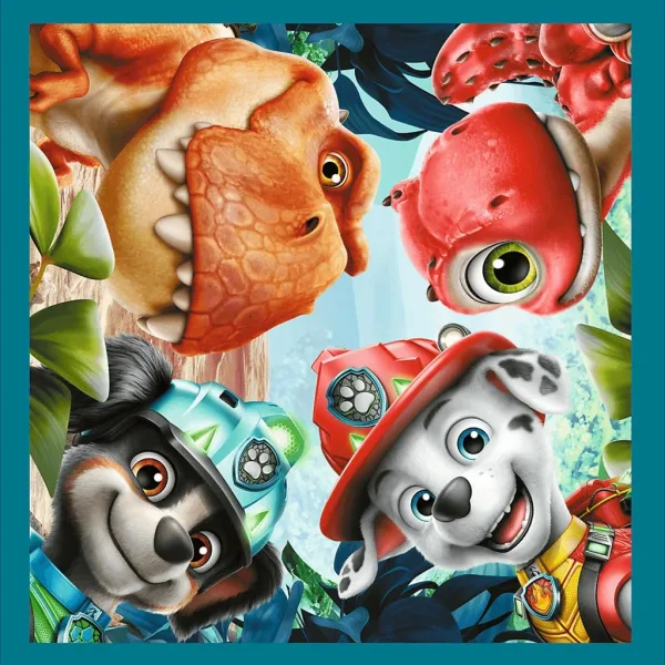 Paw Patrol Insula Dinozaurilor - 3 în 1 puzzle de 20, 36, 50 de piese - Trefl imaginea 4