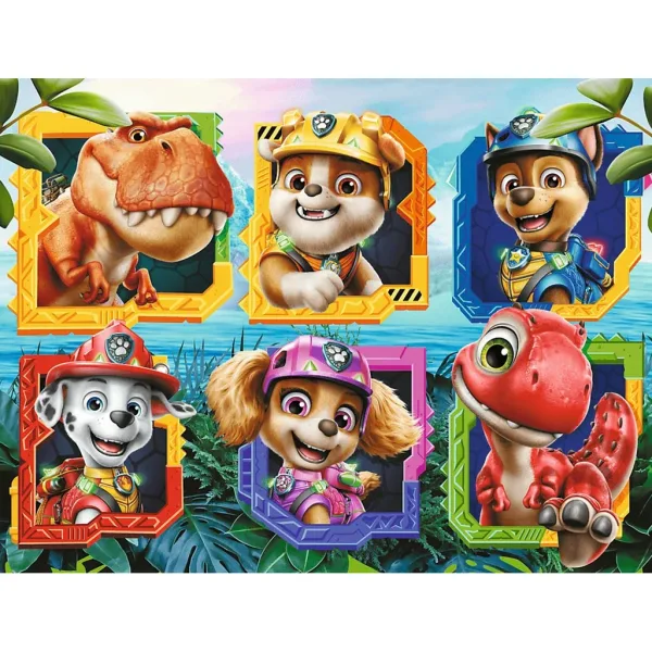 Paw Patrol Insula Dinozaurilor 30buc puzzle - Trefl imaginea 2