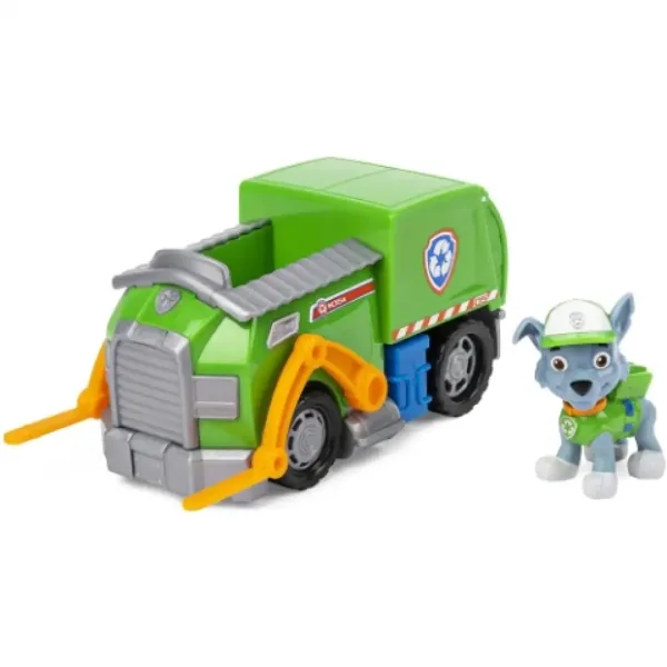 Paw Patrol mașina lui Rocky cu figurină câine - Spin Master imaginea 2