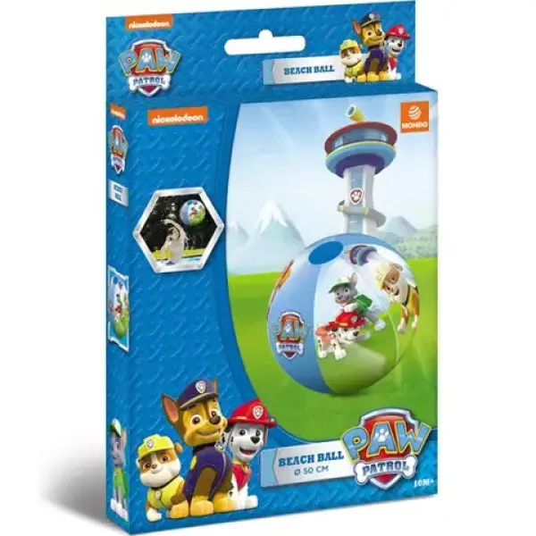 Minge de plajă gonflabilă Paw Patrol 50cm imaginea 2