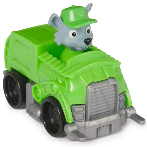 Paw Patrol: Rescue Racers Rocky cu camionul de gunoi - Spin Master imaginea 3