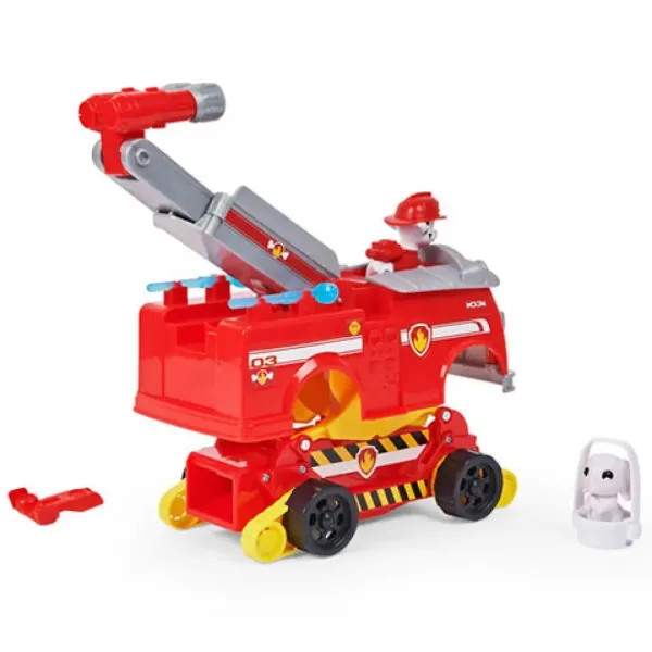 Paw Patrol: Rise and Rescue Marshall vehicul care transformă cu figurină - Spin Master imaginea 3
