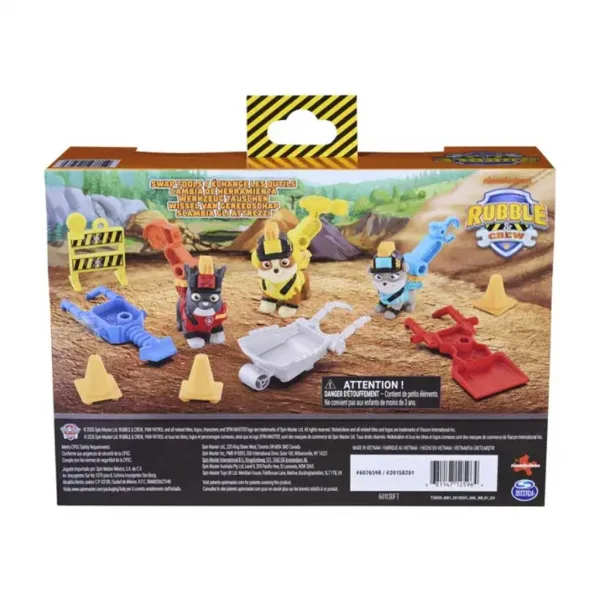 Paw Patrol Rubble și echipa sa figura Zúzó set de joc - Spin Master imaginea 2