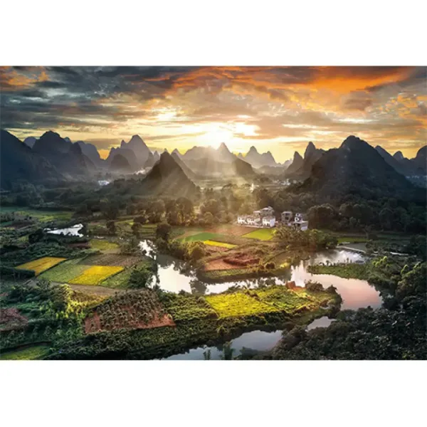 Peisaj Chinezesc HQC 2000 puzzle - Clementoni imaginea 2