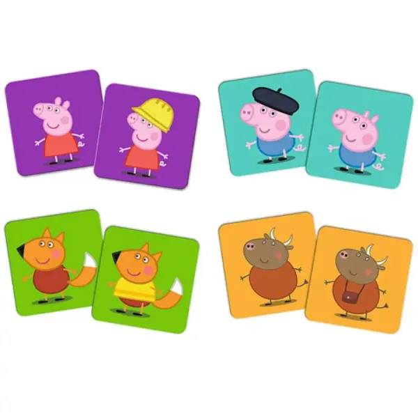 Peppa Pig Classic & Plus joc de memorie 36 bucăți - Trefl imaginea 2