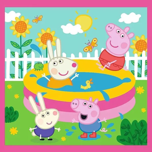 Peppa Porc - 3 în 1 puzzle de 20, 36, 50 de piese - Trefl imaginea 2
