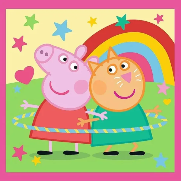 Peppa Porc - 3 în 1 puzzle de 20, 36, 50 de piese - Trefl imaginea 4