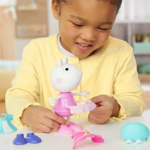 Peppa Purceluș: Set de figurine Suzy îmbrăcată elegant cu accesorii - Hasbro imaginea 3