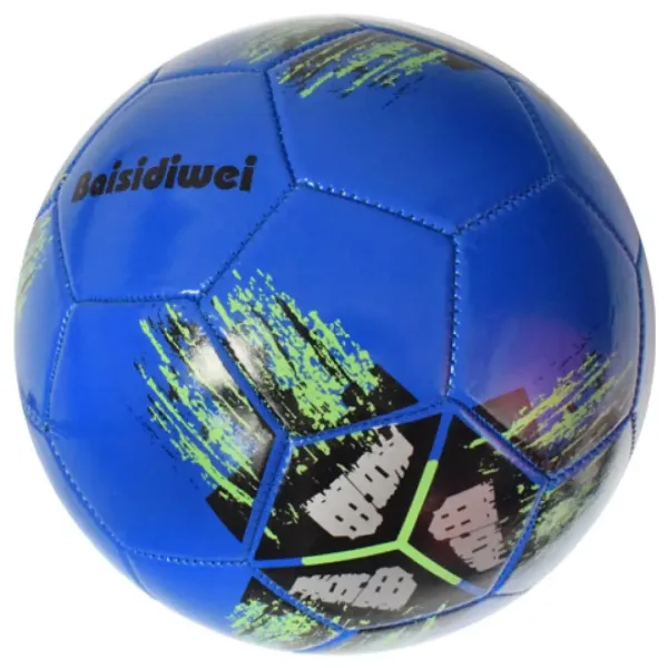 Piele artificială minge de fotbal cu model cruce 23cm imaginea 9