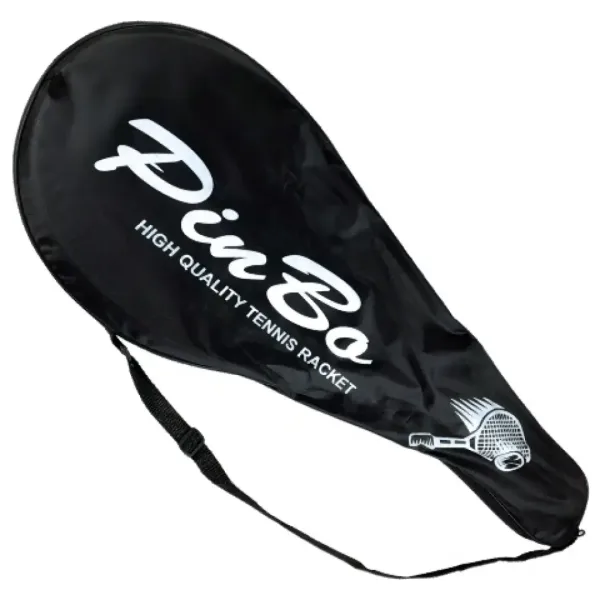 PinBo 63cm rachetă de tenis metalică cu minge de tenis in geanta de transport imaginea 4