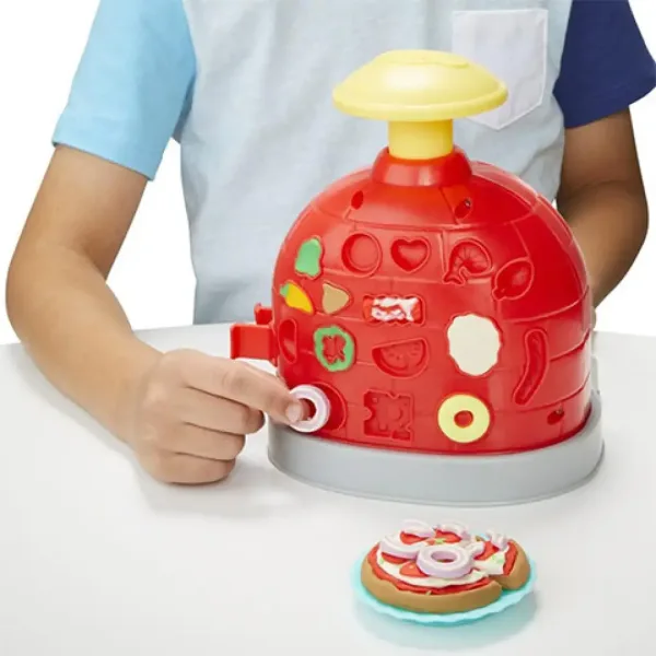 Play-Doh: Kitchen creations pizza set plastilină cu accesorii 284g - Hasbro imaginea 4