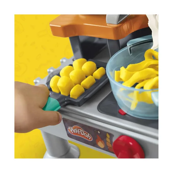 Play-Doh: Set de bucătărie Super Bucătar cu aparat de făcut paste - Hasbro imaginea 5