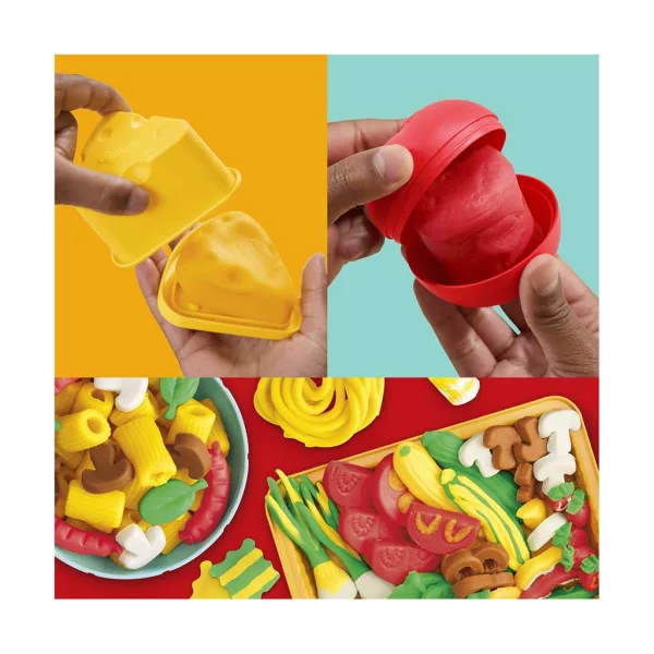 Play-Doh: Set de bucătărie Super Bucătar cu aparat de făcut paste - Hasbro imaginea 6