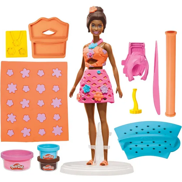 Play-Doh: Set de plastilină Barbie pentru o zi la plajă - Hasbro imaginea 2