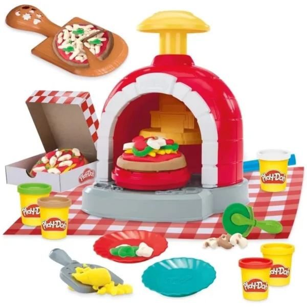 Play-Doh: Set de plastilină pentru preparat pizza – Hasbro imaginea 2