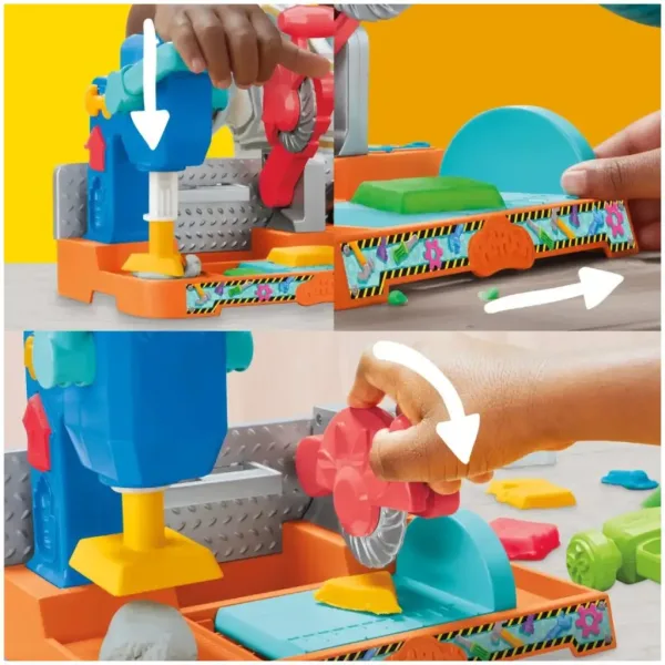 Play-Doh: Set de joacă banc de unelte Stamp'N'Saw - Hasbro imaginea 3