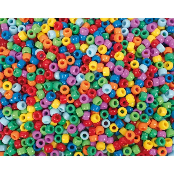 PlayBox: Mărgele colorate de înșirat 9mm 1000buc imaginea 1