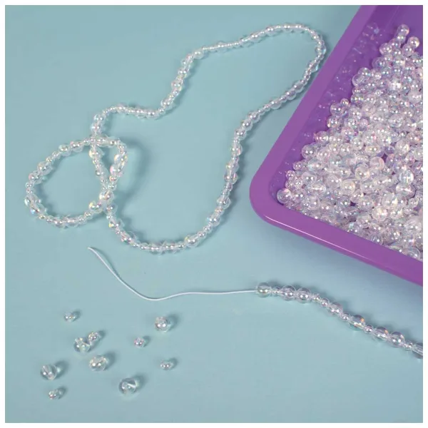 PlayBox: Mărgele strălucitoare de înșirat 5-8mm 1000buc imaginea 3