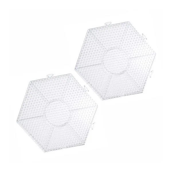 PlayBox: Pachet de plăci hexagonale pentru mărgele MIDI căptușite de 5 mm, set de 2 bucăți imaginea 2