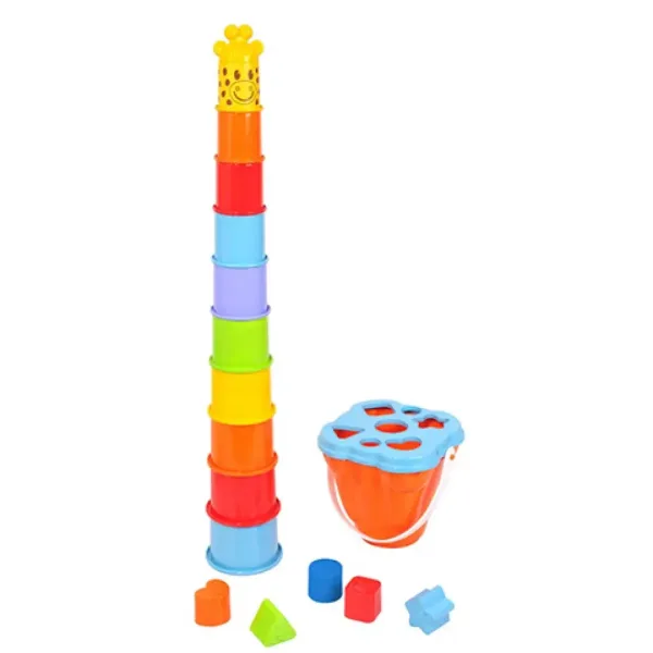 Playgo: Centru activ cu girafă pentru bebeluși imaginea 2