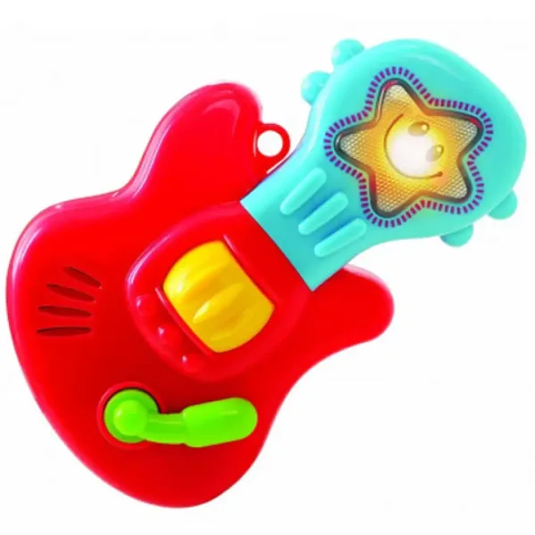 Playgo: Chitară electrică pentru bebeluși Rocksztár cu lumini și sunete imaginea 2