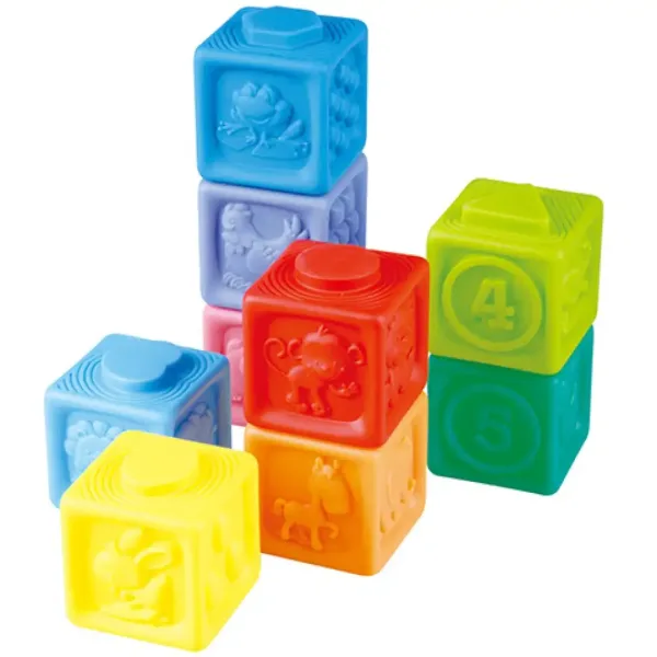 Playgo: Cuburi moi cu temă de curcubeu imaginea 2