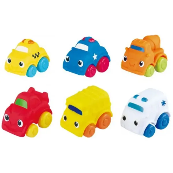 Playgo: Mașinuțe moi mai multe variante imaginea 2