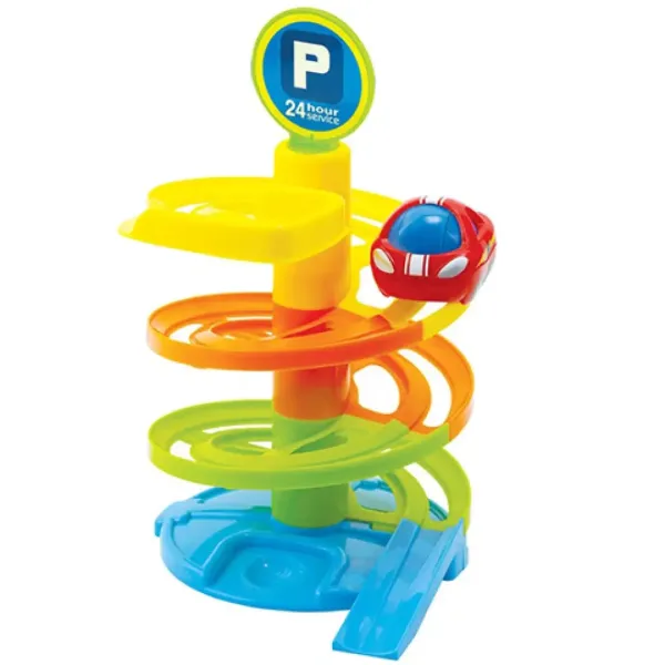Playgo: Pista spirală pentru mașinuțe de bebe imaginea 2