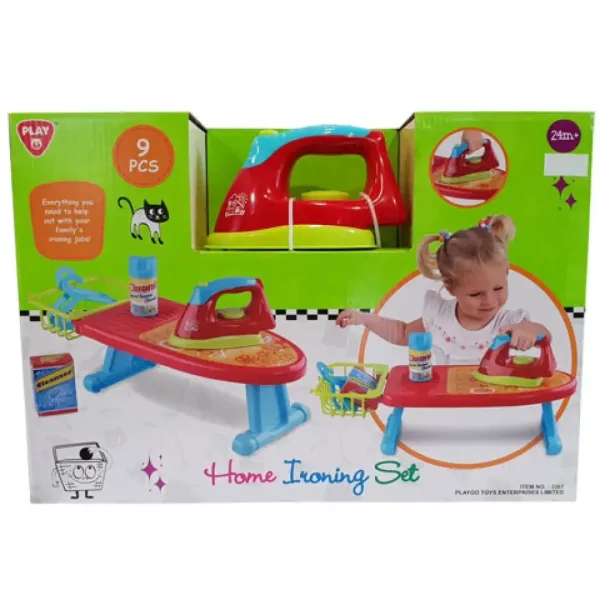 Playgo: set fier de călcat colorat cu accesorii imaginea 1