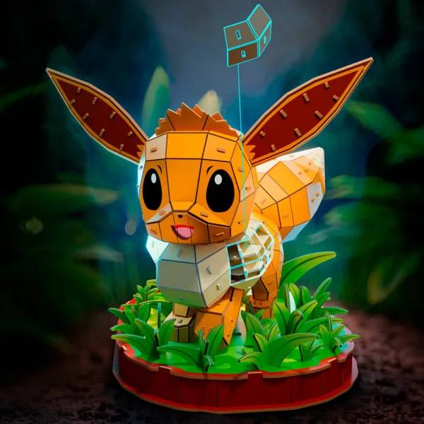 Pokémon – Puzzle 4D Eevee - Spin Master imaginea 3