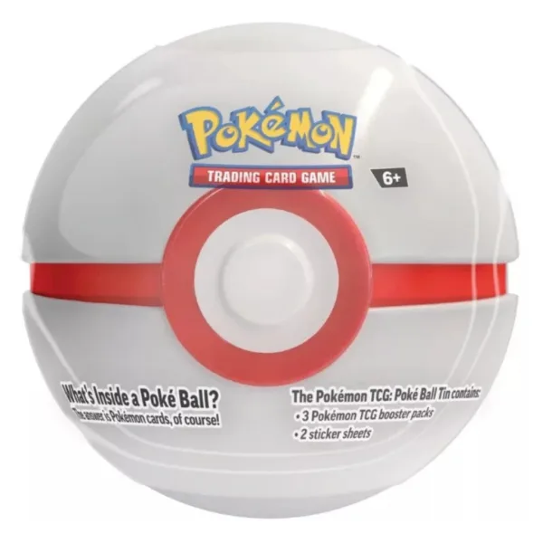 Pokémon TCG 2024 Cutie Ball Tin – Cutieball în formă de cutie metalică cu 3 boostere în mai multe variante imaginea 3