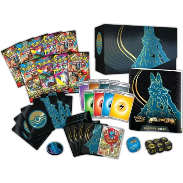 Pokémon TCG ME01 Elite Trainer Box cu 9 pachete booster în două variante imaginea 2