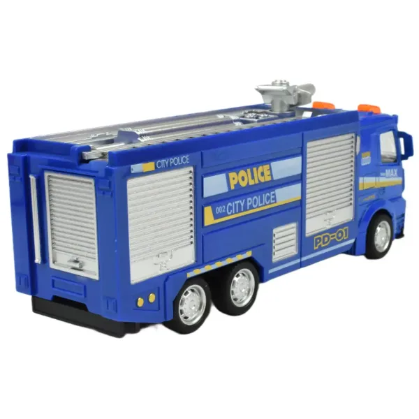 Police Set: camion politie cu lumina si sunet in diverse versiuni 19cm 1 bucată imaginea 10